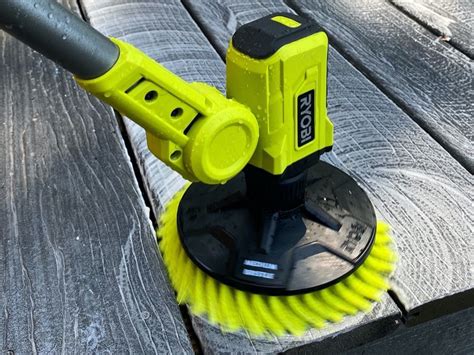 The Knit Microfiber Head is ideal for. . Ryobi power scrubbers